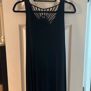 Long back maxi dress with detailed back